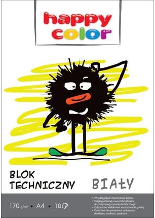 Happy Color Blok Techniczny Biały 170G A4 3550 2030-0