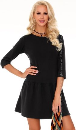Marhix Black sukienka mała czarna (kolor czarny, rozmiar L)