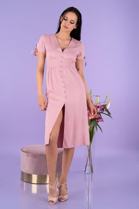 Birgia Powder D145 sukienka (kolor różowy, rozmiar L)