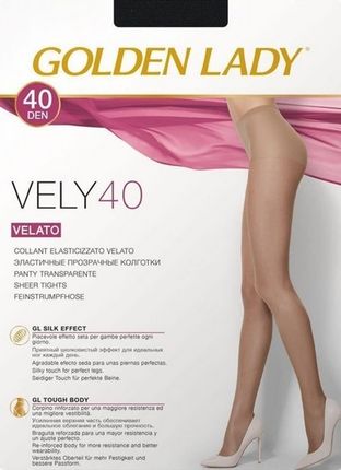 RAJSTOPY GOLDEN LADY VELY 40 (kolor melon, rozmiar XL)