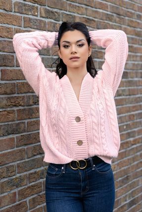 Mirila Powder sweter (kolor różowy, rozmiar L/XL)