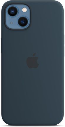 Apple Oryginalne Etui Iphone 13 Silikonowe Granatowe Abyss Blue Mm293Zm/A Nowe, Otwarte Opakowanie