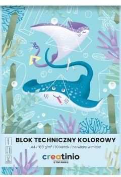 Top-2000 Blok Techniczny Creatinio A4 Kolorowy