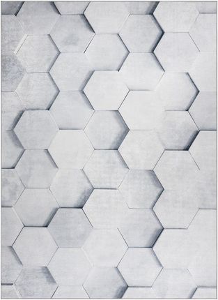 Hakano Arlen Honey Kolor Szary Motyw Geometryczny Styl Nowoczesny 80x150