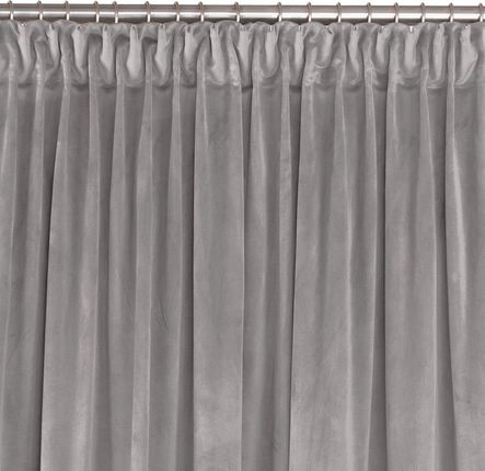 Homede Zasłona Vila Kolor Szary Styl Klasyczny Taśma Smok Transparentna 10cm Velvet 530x175