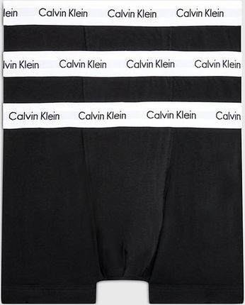Spodenki Calvin Klein Underwear 3P Trunk 0000U2662G-001 M 3 szt. Czarny (5051145283365_EU)