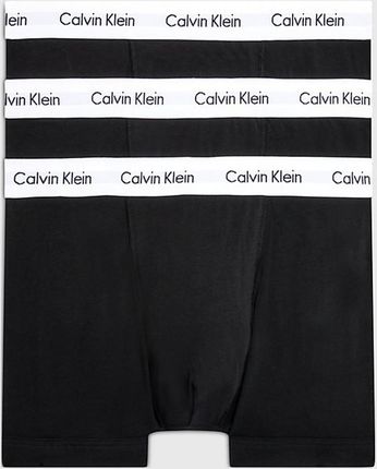 Spodenki Calvin Klein Underwear 3P Trunk 0000U2662G-001 XL 3 szt. Czarny (5051145283389_EU)