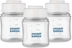 Zdjęcie Canpol Babies Zestaw Butelek do Przechowywania Pokarmu 3x120 ml 35/235 - Wielbark