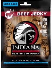 Zdjęcie Indiana Jerky Beef Less Salt 25g Suszone Mięso Wołowina - Brzeg