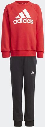 Dziecięcy Dres Adidas LK Bos Jog FT Ij6378 – Czerwony