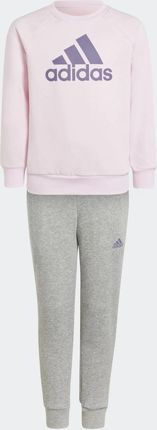Dziecięcy Dres Adidas LK Bos Jog FL Ik3103 – Różowy