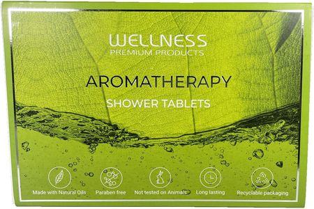 WELLNESS PREMIUM PRODUCTS zielony zestaw tabletek pod prysznic 6szt