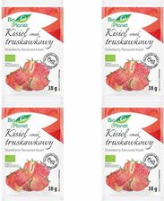 Bio Planet S.A. Anet 4 X Kisiel O Smaku Truskawkowym Z Liofilizowanymi Truskawkami Bez Dodatku Cukru 38g