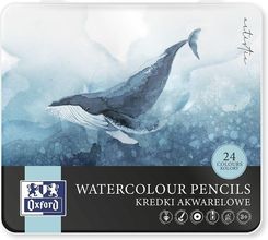 Zdjęcie Kredki Akwarelowe Metal Box 24 Kolory - Blachownia