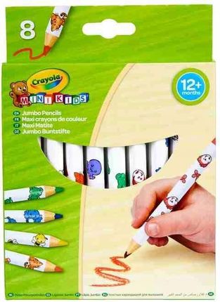 Crayola Kredki Ołówkowe Jumbo Mini Kids 8 Kolorów