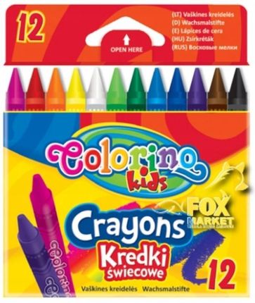 Colorino Kredki Świecowe Kids 12 Kolorów
