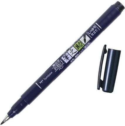 Flamaster Brush Pen Fudenosuke Czarny Tw 1 6szt.