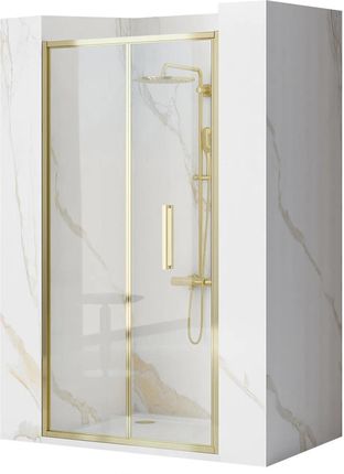 Drzwi Prysznicowe Składane REA Rapid Fold 80 Złote