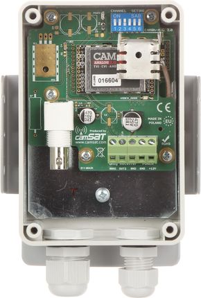 Camsat Zestaw Do Transmisji Bezprzewodowej 5.8 Ghz Cam-Analog-2.0 Komplet Txrx