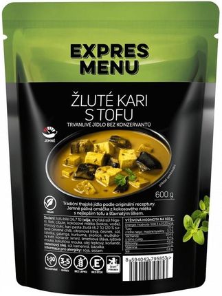 Expres Menu Ekspresowe Żółte Curry Z Tofu 600g 2 Porcje