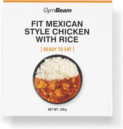 Gymbeam Fit Ready To Eat Kurczak Po Meksykańsku Z Ryżem 420g