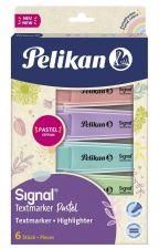Pelikan Zakreślacz Signal Pastel 6 Kolorów