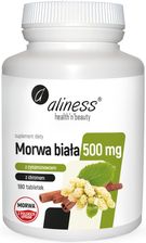 Zdjęcie Aliness Morwa Biała 500mg 180 Kapsułek - Nałęczów