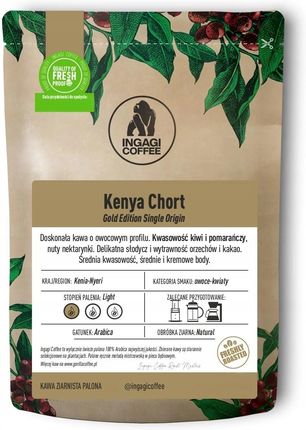 Ingagi Coffee Speciality Ziarnista 100G Kenia Chort