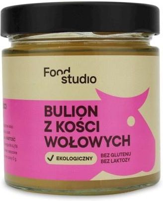 Food Studio Bulion Z Kości Wołowych Bezglutenowy Bio 350ml