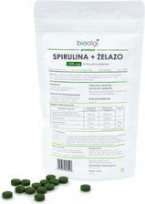 Zdjęcie Bioalgi Spirulina żelazo 250 tabl - Łomianki