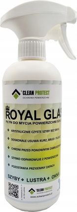 Clean Protect Żadnych Smug! Płyn Do Mycia Szyb Royal Glass 500Ml