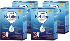 Zdjęcie Bebilon 3 Pronutra Advance mleko modyfikowane początkowe dla niemowląt 4x1000g - Urzędów