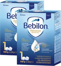 Bebilon 1 Pronutra Advance mleko modyfikowane początkowe dla niemowląt 2x1000g