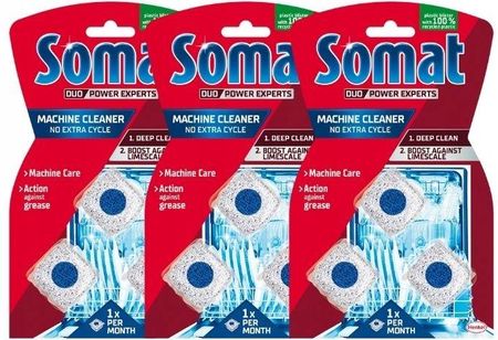 Somat Machine Cleaner Czyścik Zmywarki A3 x3