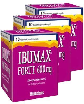 Ibumax Forte 600 mg 3 x 10 tabl.