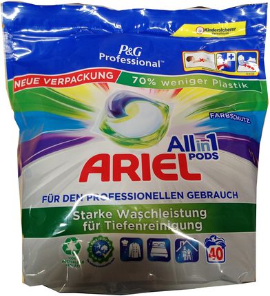 Ariel 40 Prań Kapsułki Professional 3In1 Kolor