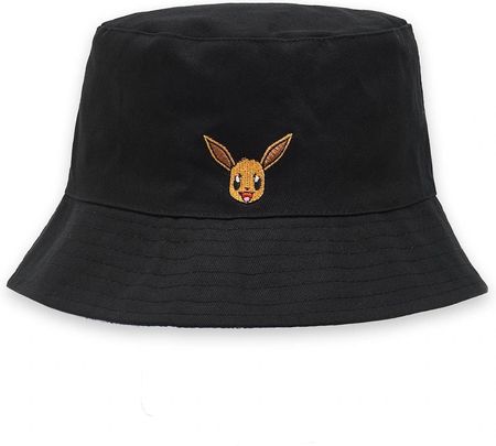 Cropp - Dwustronny bucket hat Pokémon - Czarny