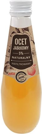 Polbioeco Ocet Jabłkowy 5% Naturalny Niefiltrz Polskich Jabłek 330ml