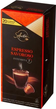 Carrefour Selection Espresso Savoroso Kapsułki Z Kawą Mieloną 104g 20szt.