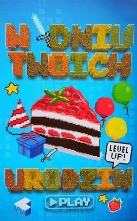 Dla Dziecka Kartka Urodzinowa Minecraft 2K96 1574650747