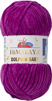 Himalaya Włóczka Dolphin Baby 80358 Purpurowy 1570696527