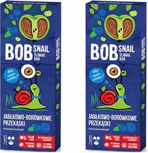 Eco-Snack Sp. Z.O.O. Eco Snack 2X Przekąska Jabłkowo Borówkowa Z Owoców Bez Dodatku Cukru 30g Bob Snail