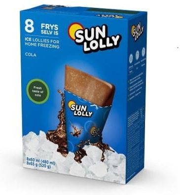 Sunquick Lody Wodne Sun Lolly Cola lizaki Lodowe 8X60 ml