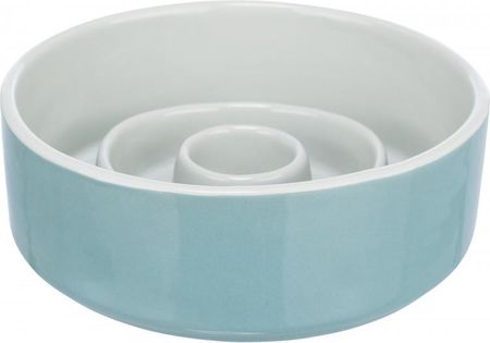 Trixie Slow Feeding Miska Ceramiczna Dla Psa Kota Szaro Niebieska 1,1 L 17cm Spowalniająca Jedzenie TX24521