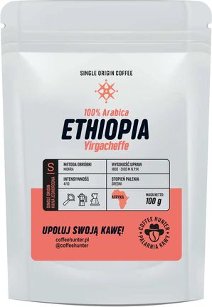 Coffee Hunter Sp. Z O.O. Etiopia Yirgacheffe Próbka 100g  Kawa Ziarnista