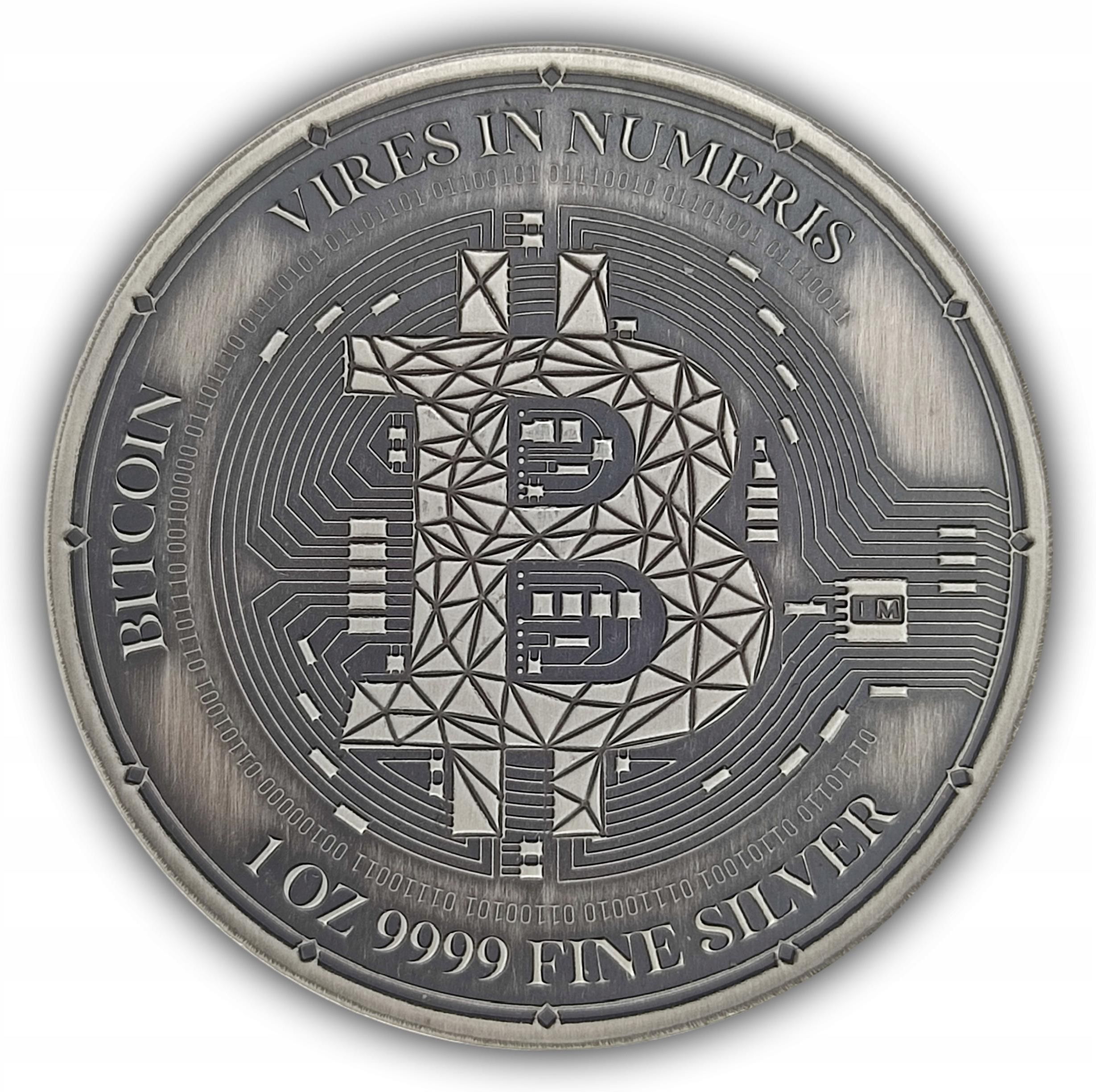 Nieakredytowany Bitcoin Niue 2023 Srebrna Moneta 1 Oz Antique - Ceny i  opinie 