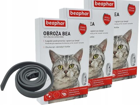 Beaphar 3Xbeaphar Obroża Naturalna Zapachowa Dla Kotów 4333570889 1584358591
