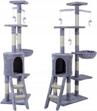 Duży Drapak Z Domkiem Dla Kota 101 160Cm Bh28611 1584621280