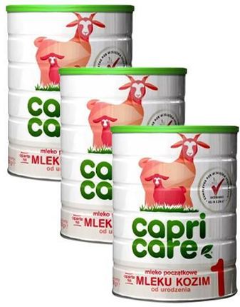 Capricare 1 Mleko początkowe oparte na mleku kozim, 3 x 800 g - Ceny i  opinie 