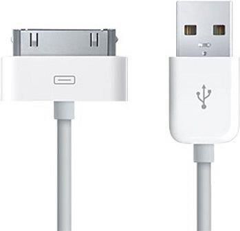 4World Kabel USB 2.0 do iPad / iPhone / iPod transfer/ładowanie 1.0m biały (07933)
